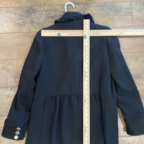 Crown & Ivy Elegant Black Pea Coat - Picture 9 of 9